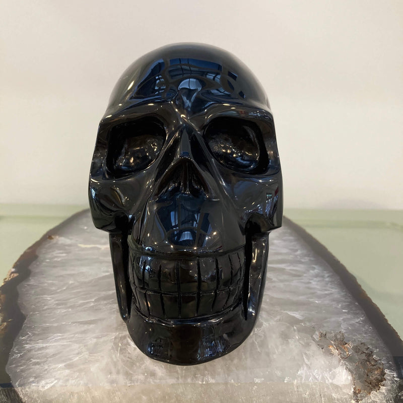 Black Obsidian Skull 2