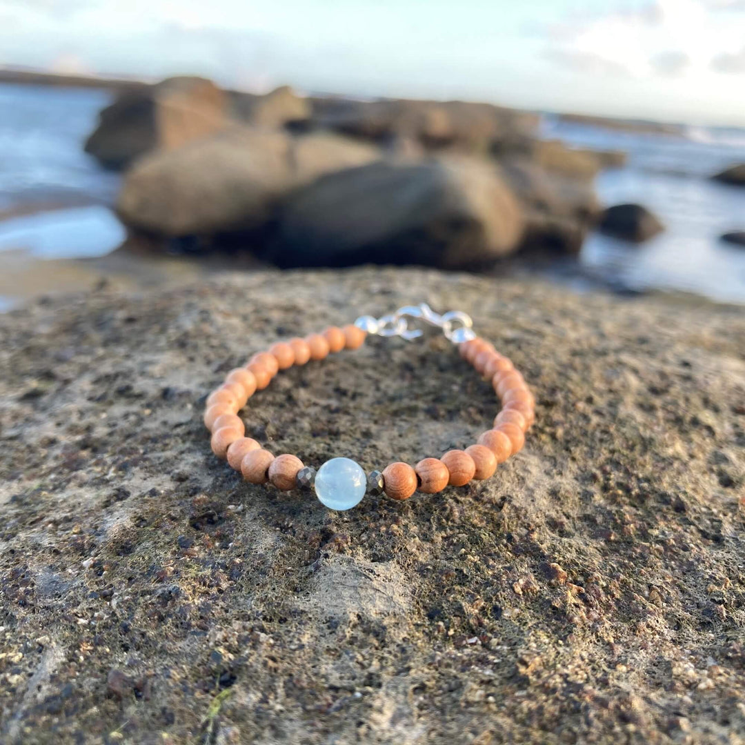 Boys Aquamarine healing Bracelet