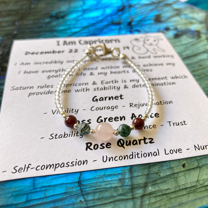 Capricorn Girls  crystal Zodiac Bracelet