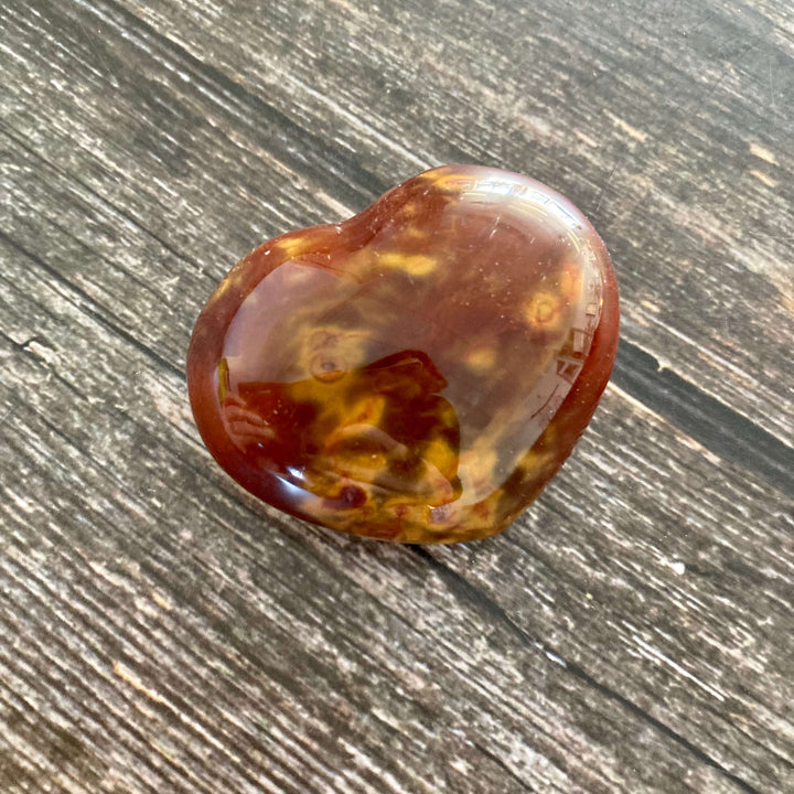 carnelian spotted heart6