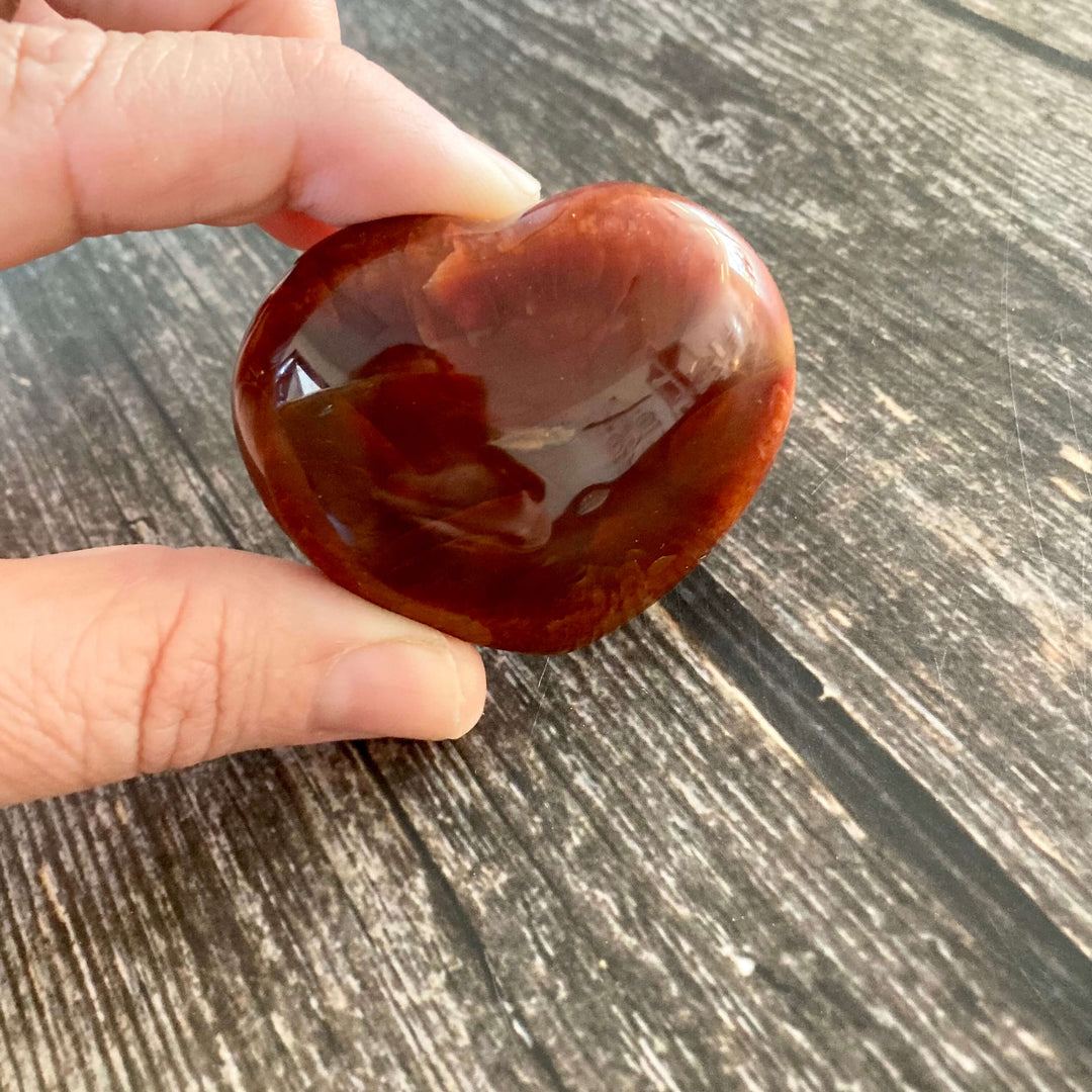 carnelian spotted heart4