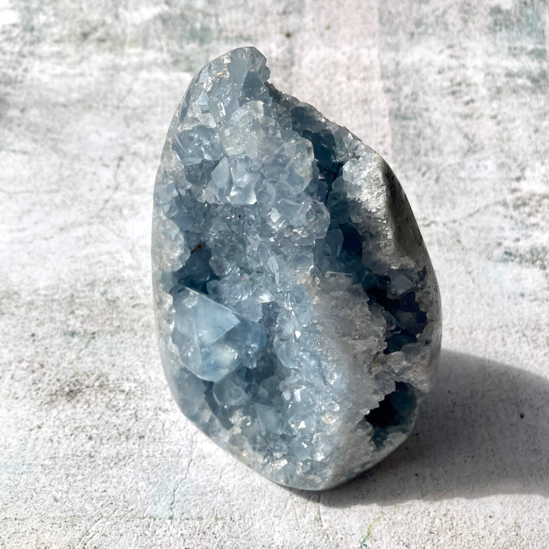 Blue Celestite Freeform9