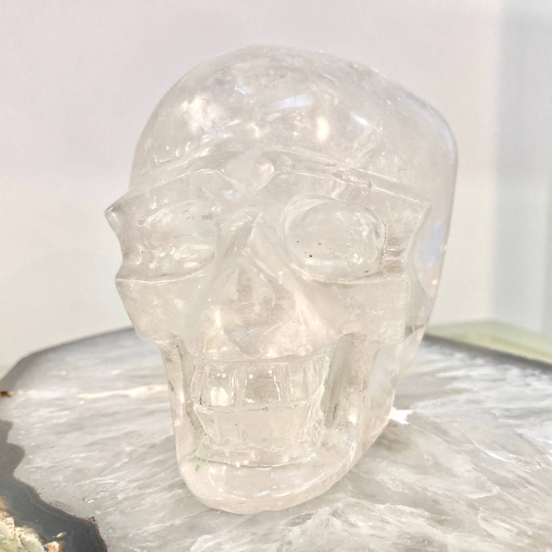 Clear Quartz Skull