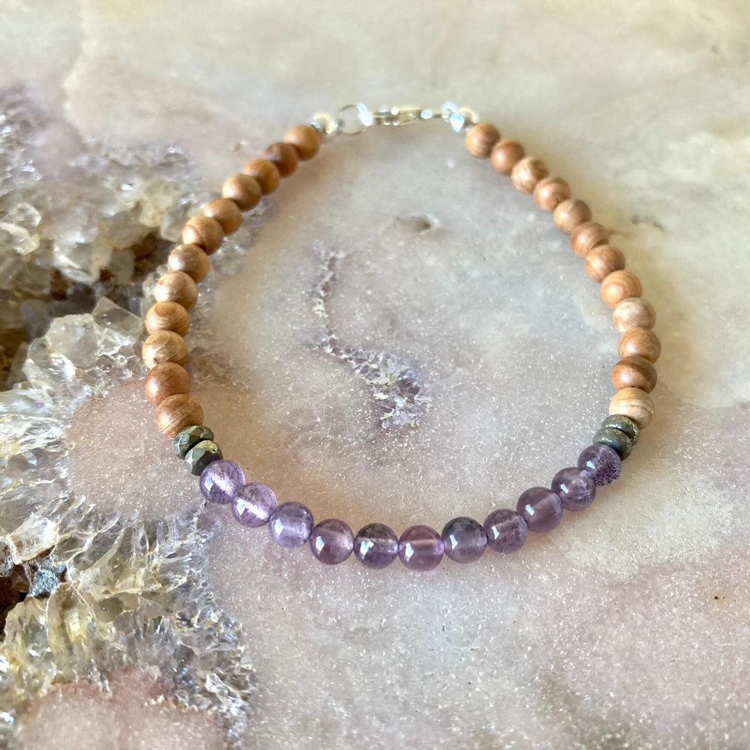 Crown chakra bracelet