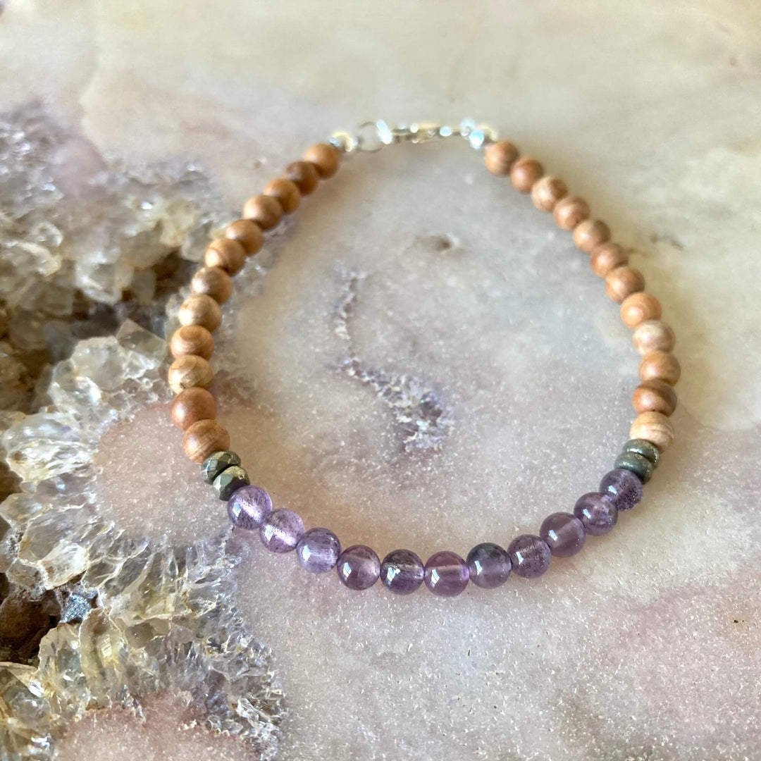 Crown chakra bracelet for healing