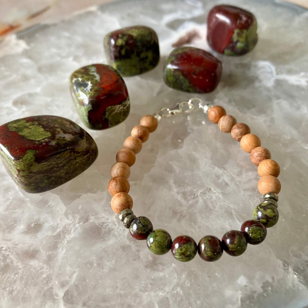 Dragons blood healing bracelet