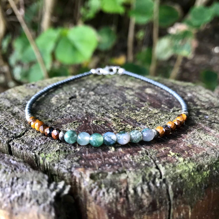 Earth Elements Crystal Anklet