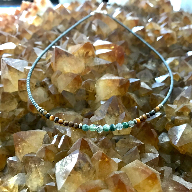 Earth Elements Healing Crystal Necklace