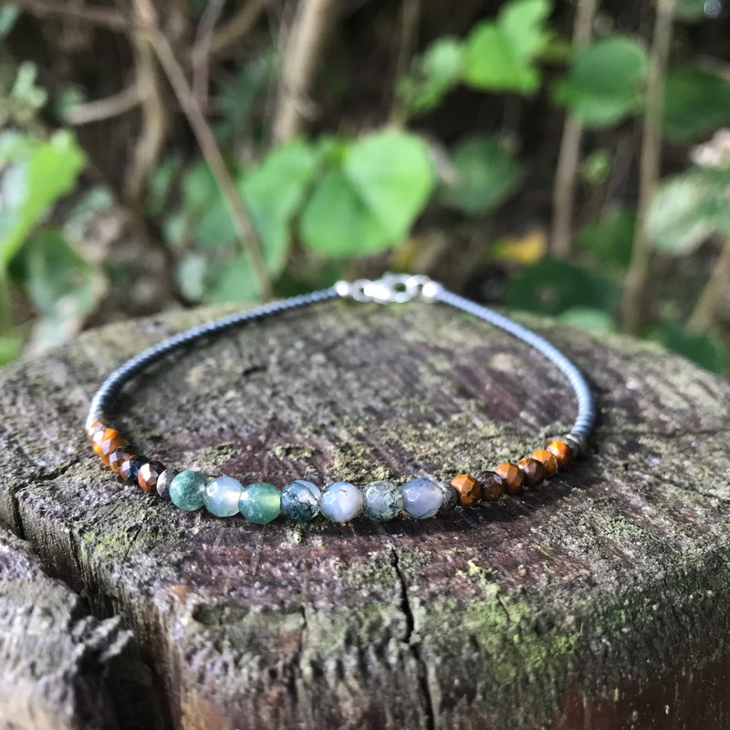 Earth Elements healing crystal Anklet