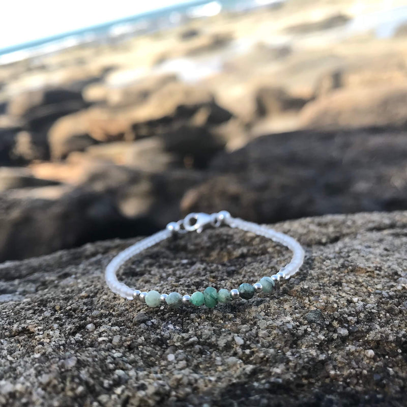 Emerald Birthstone Bracelet
