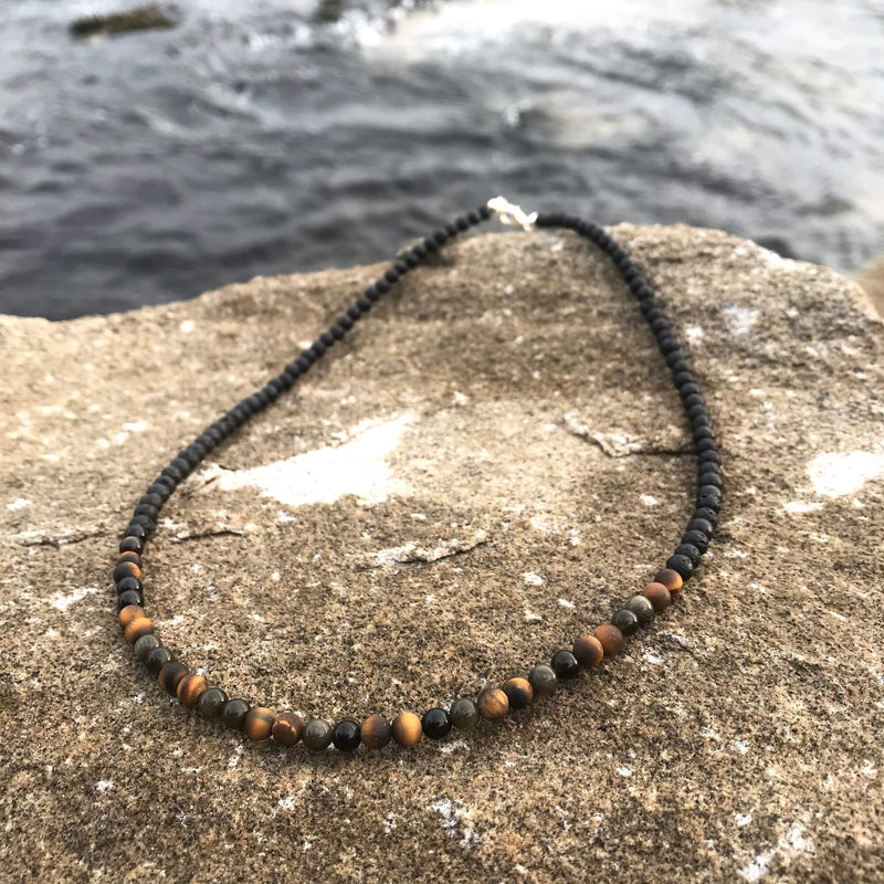 Empowerment For Men Tigers Eye Necklace