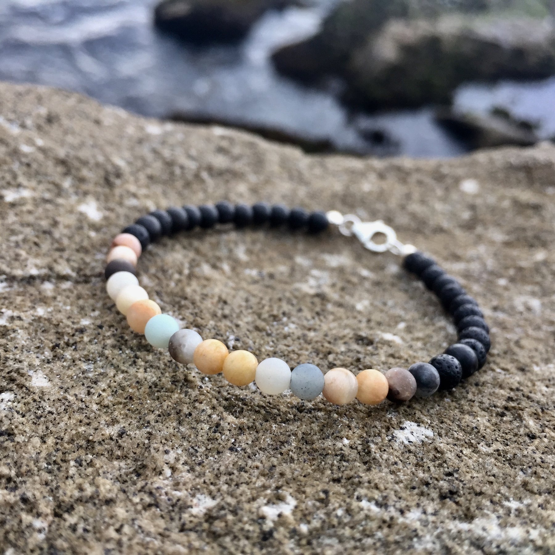 Buy Am Stone Natural Healing Bracelets Crystal Bracelet For Women 8MM Gemstone  Stone Bracelet Lucky Calm Anxiety Bracelet Positivity Gifts Bracelet For  Men (7 Chakara) at Amazon.in