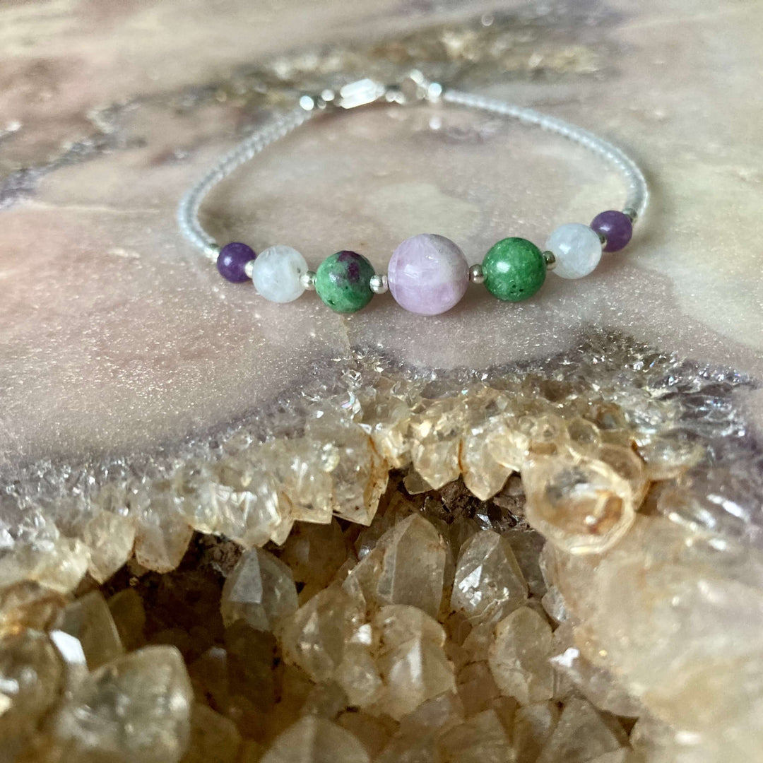 Feel to heal healing crystal  bracelet