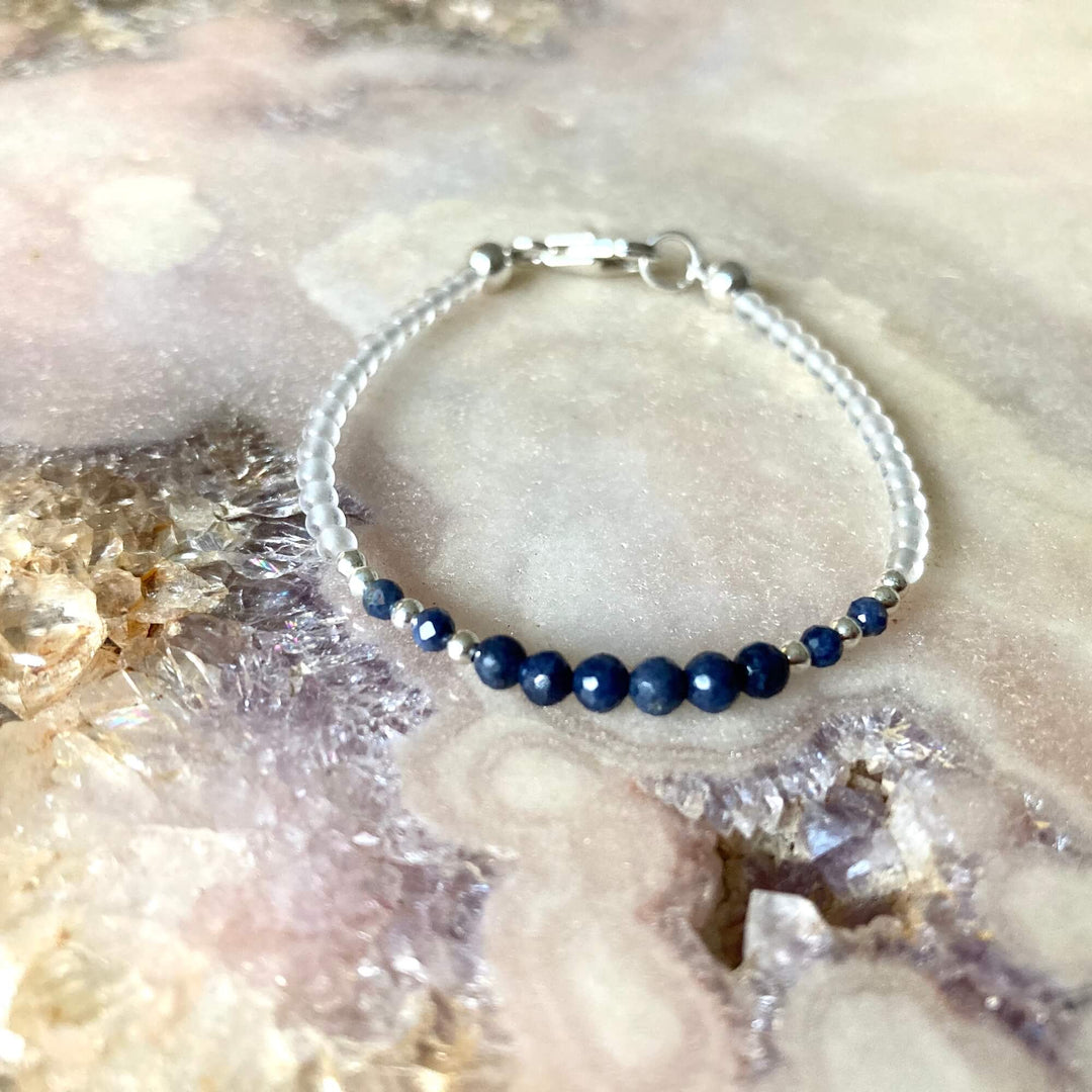 Girls sapphire bracelet