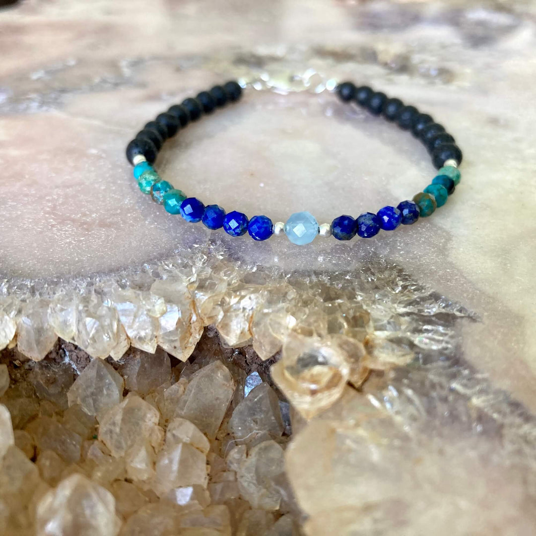 Goddess of truth diffuser healing crystal bracelet