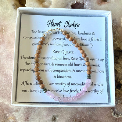 Heart Chakra unisex healing bracelet