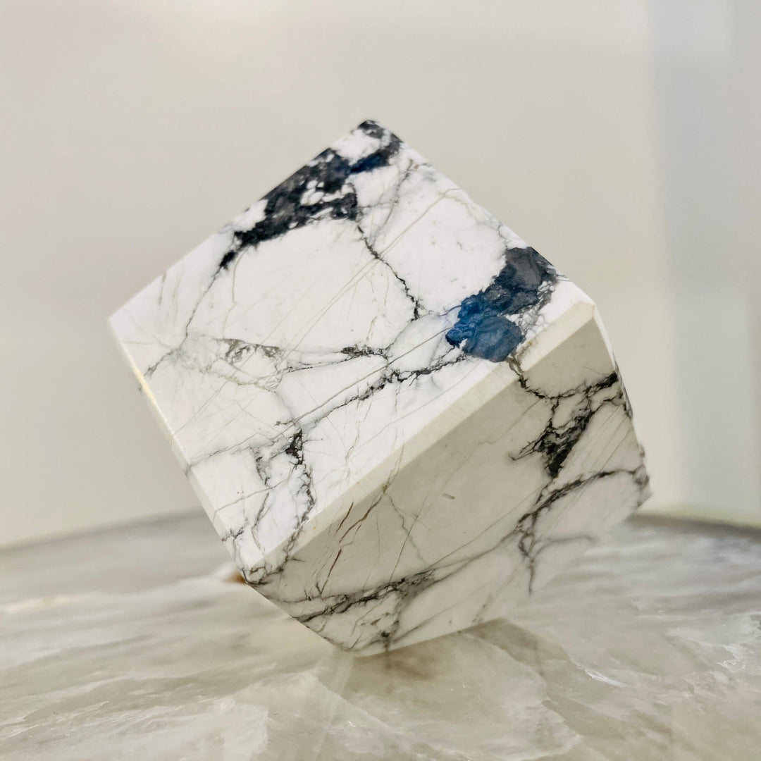 Howlite Cube