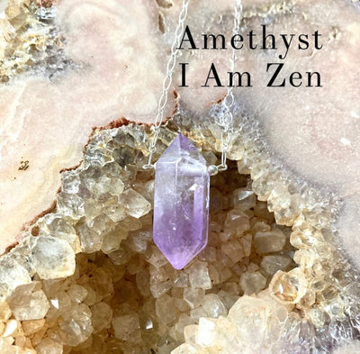 I Am Zen crystal Necklace