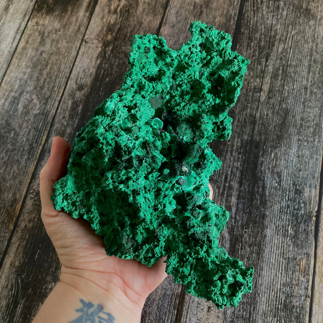 Silky Malachite Specimen