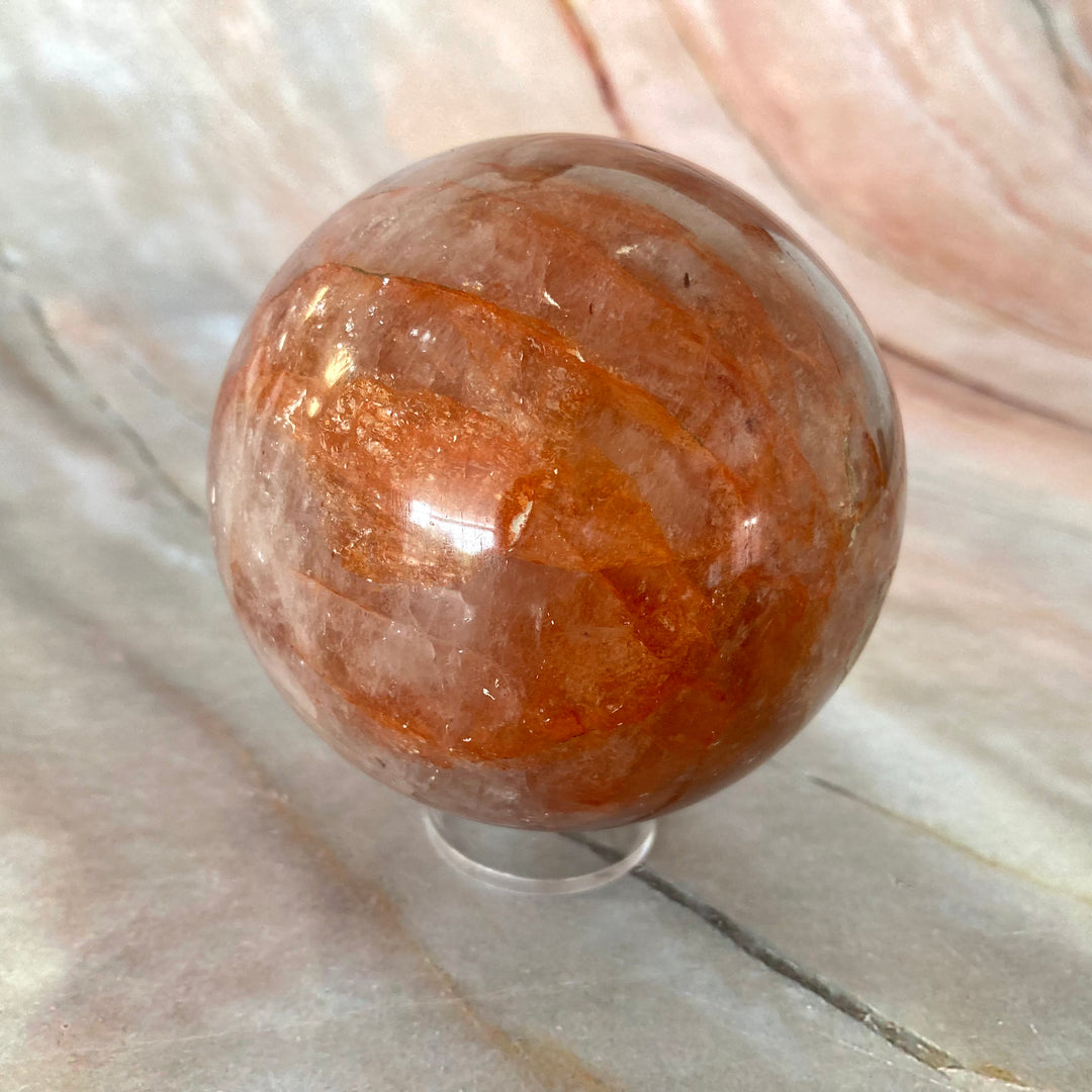 Hematoid Quartz Sphere