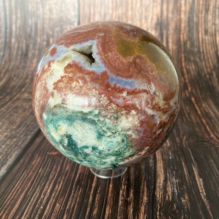 Ocean Jasper Sphere