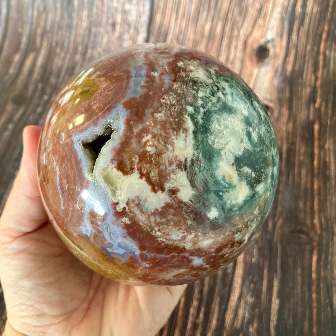 Ocean Jasper Sphere