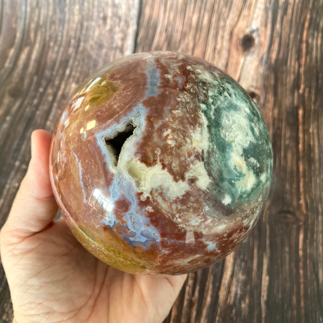 Ocean Jasper Sphere