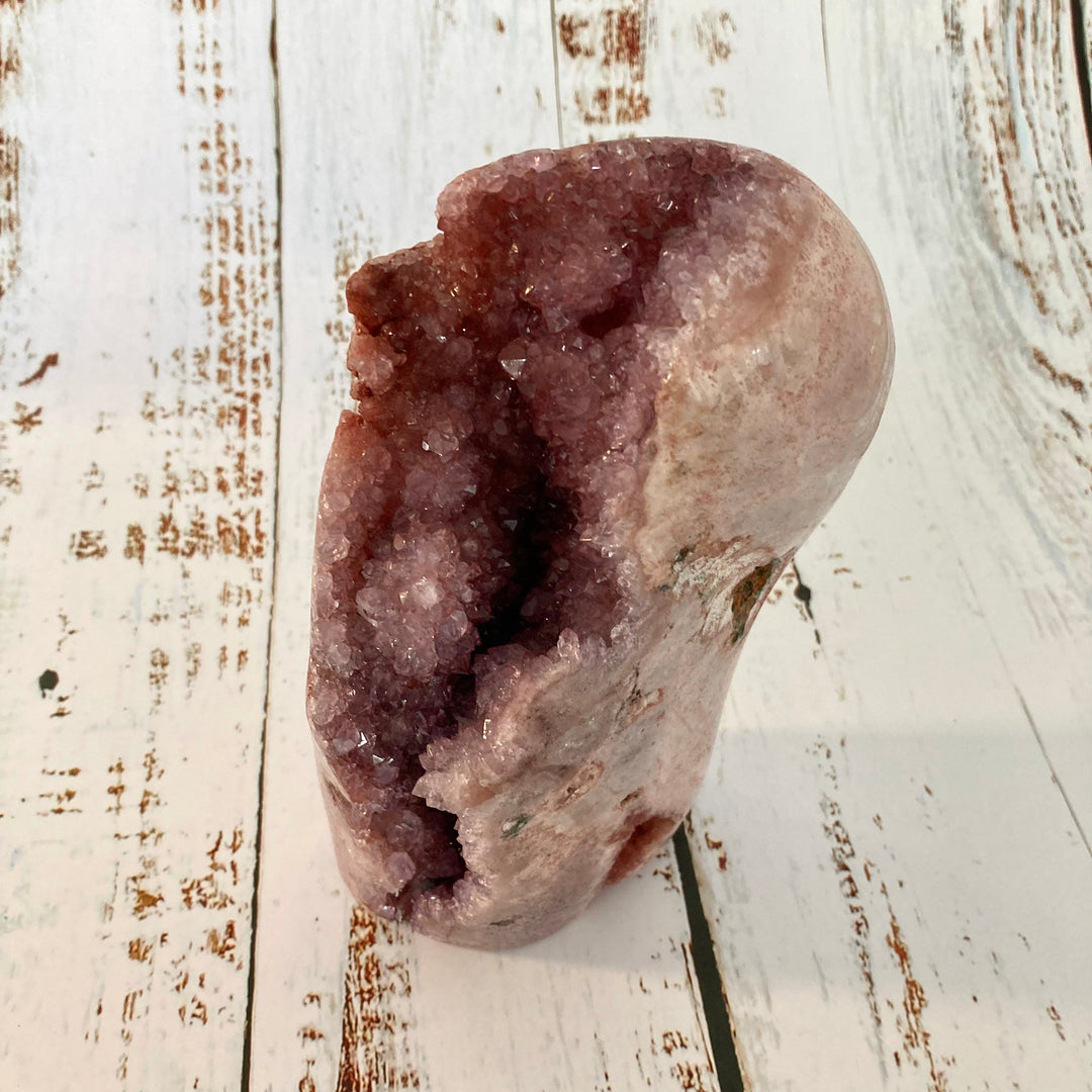 Freeform Pink Amethyst Cluster