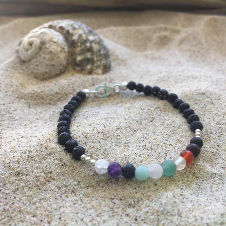 Chakras Essential Oil Fragrance Diffuser Bracelet