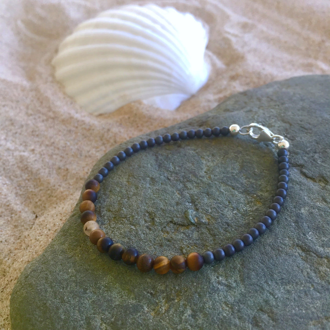 Live Long & Prosper - Tiger's Eye & Hematite Bracelet