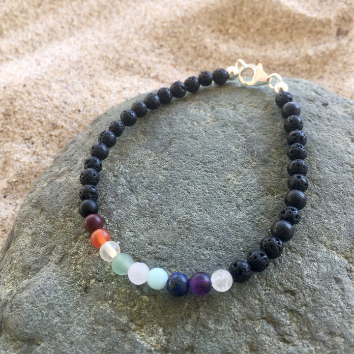 Chakras Essential Oil Fragrance Diffuser Bracelet