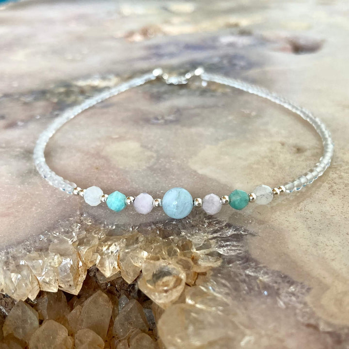 IVF crystal Anklet