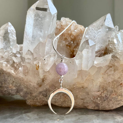La Luna Love Kunzite crystal Necklace