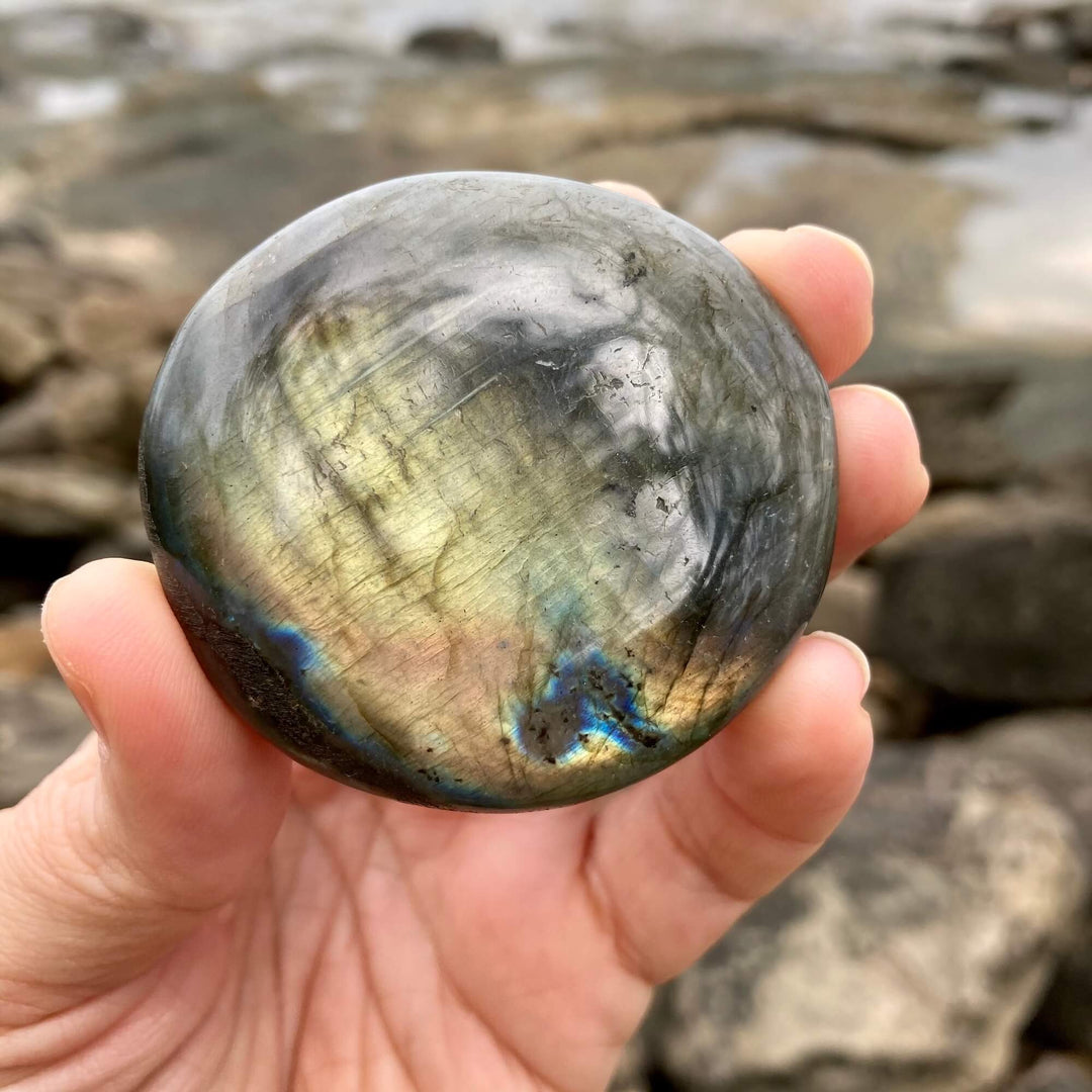 Labradorite Palm Stone