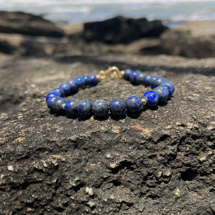 Lapis Lazuli & Gold Bracelet