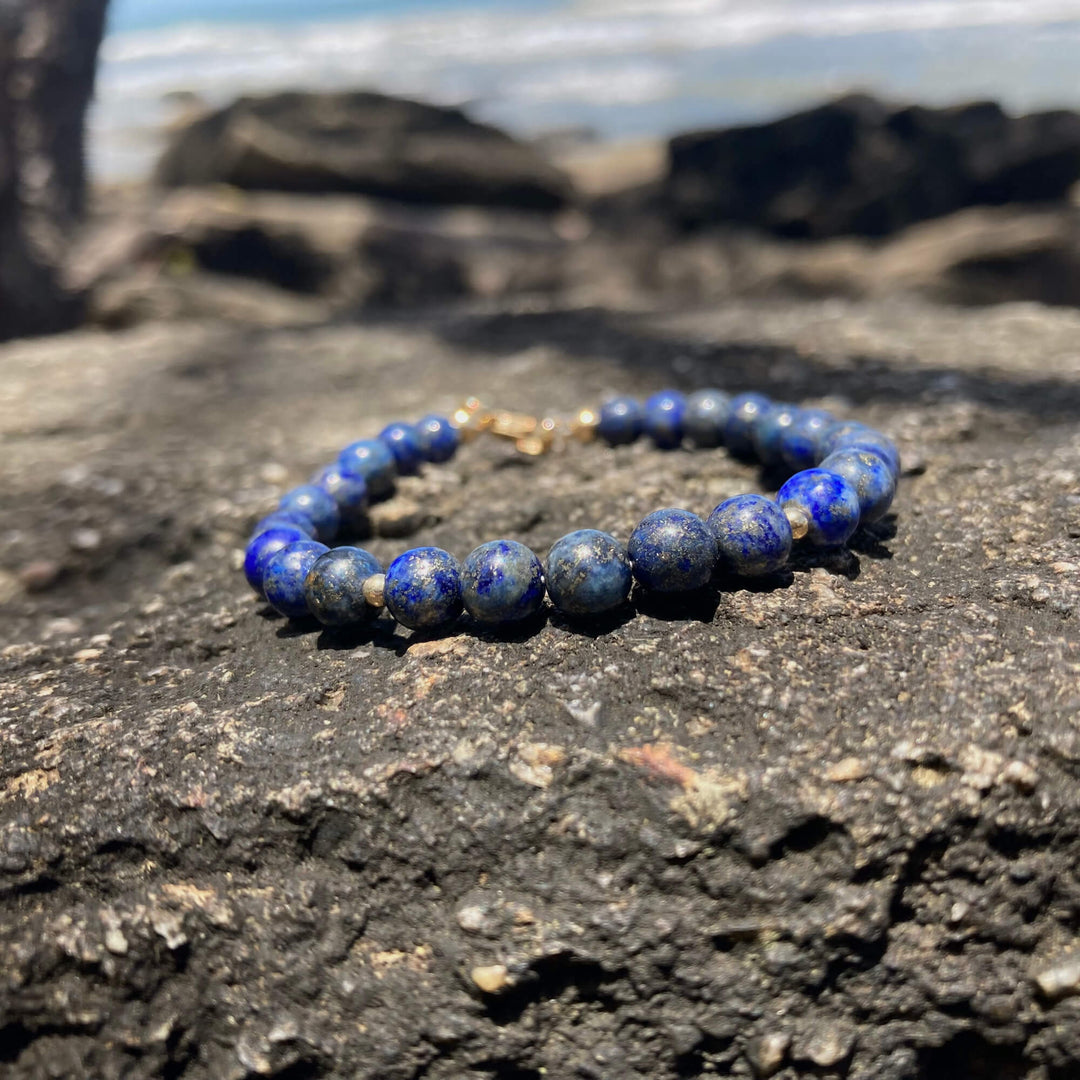 Lapis Lazuli & Gold Bracelet for empowerment