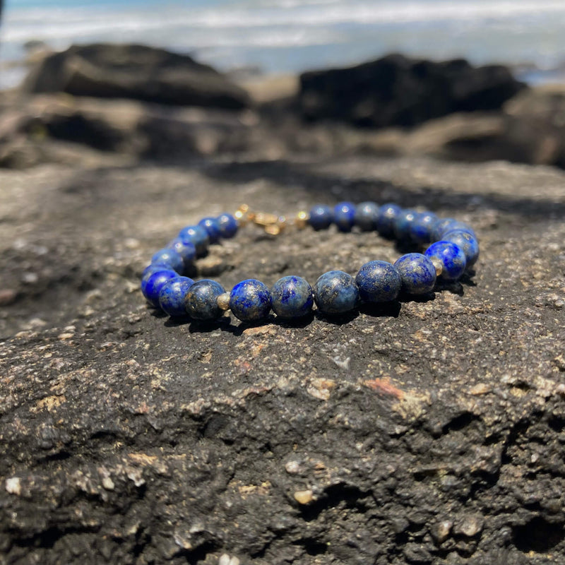 Lapis Lazuli & Gold Bracelet for healing