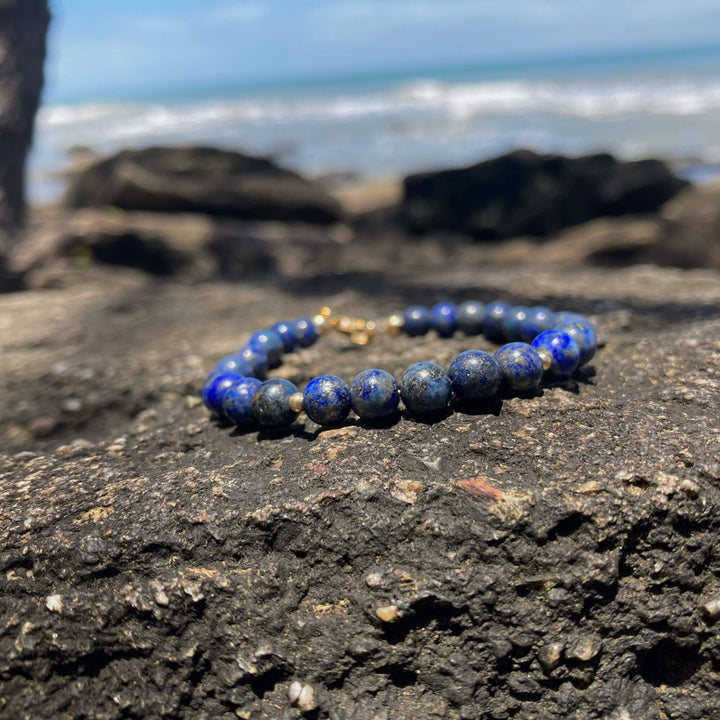 Lapis Lazuli & Gold Healing Bracelet