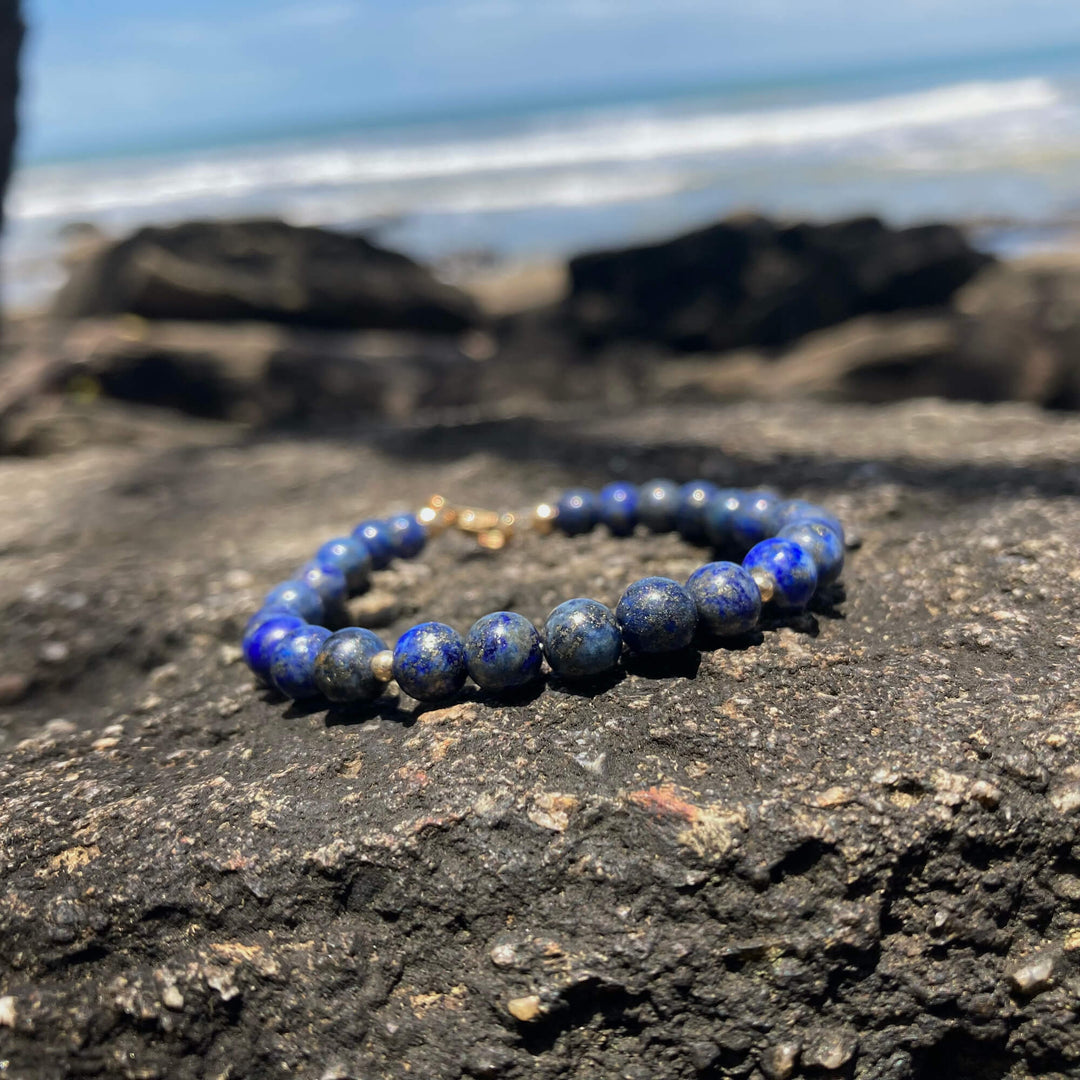 Lapis Lazuli & Gold Bracelet