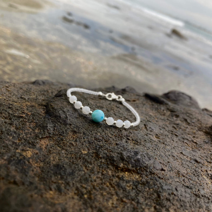 larimar & moonstone nurturing bracelet