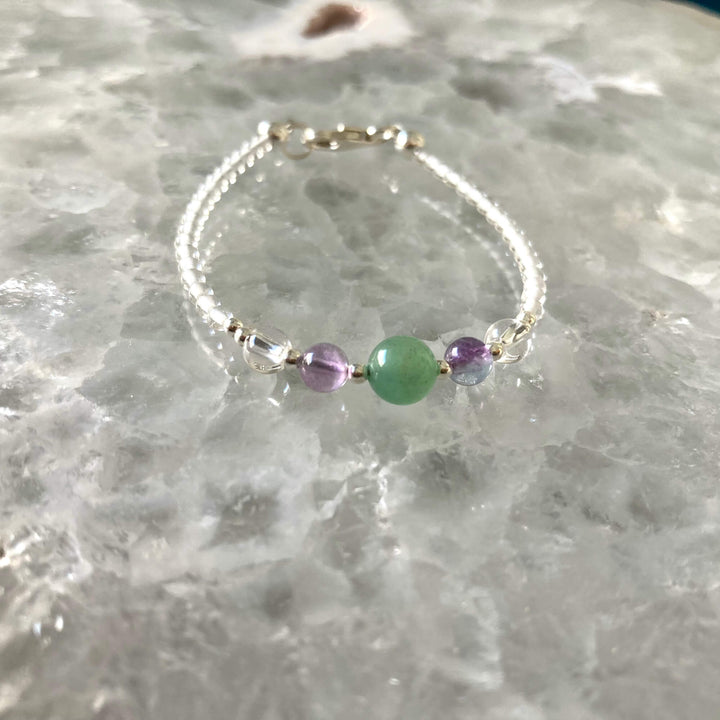 Libra Girls healing crystal Zodiac Bracelet