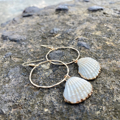 Light ra Shell Pendant earrings for healing