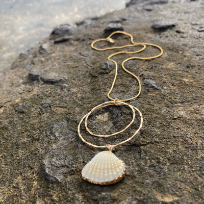 Light ra Shell  healing Pendant Necklace