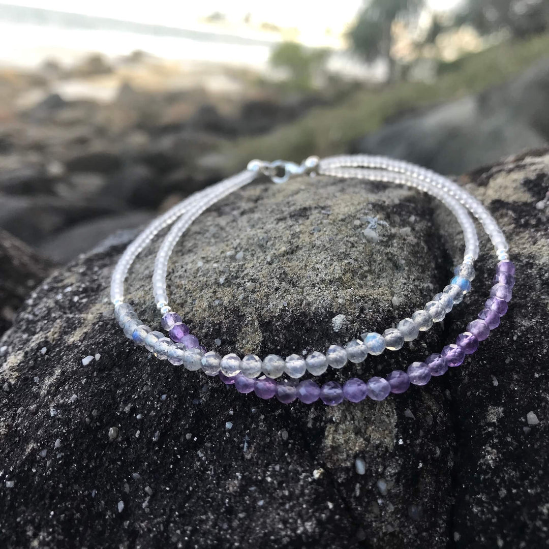 Lo'kahi Healing Crystal Anklet