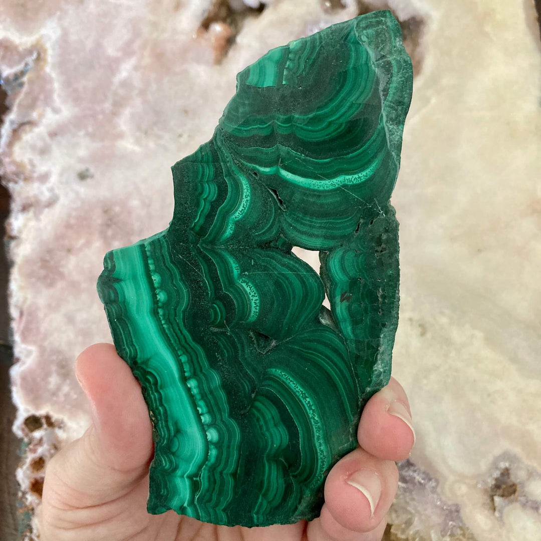 Malachite Slice large 3