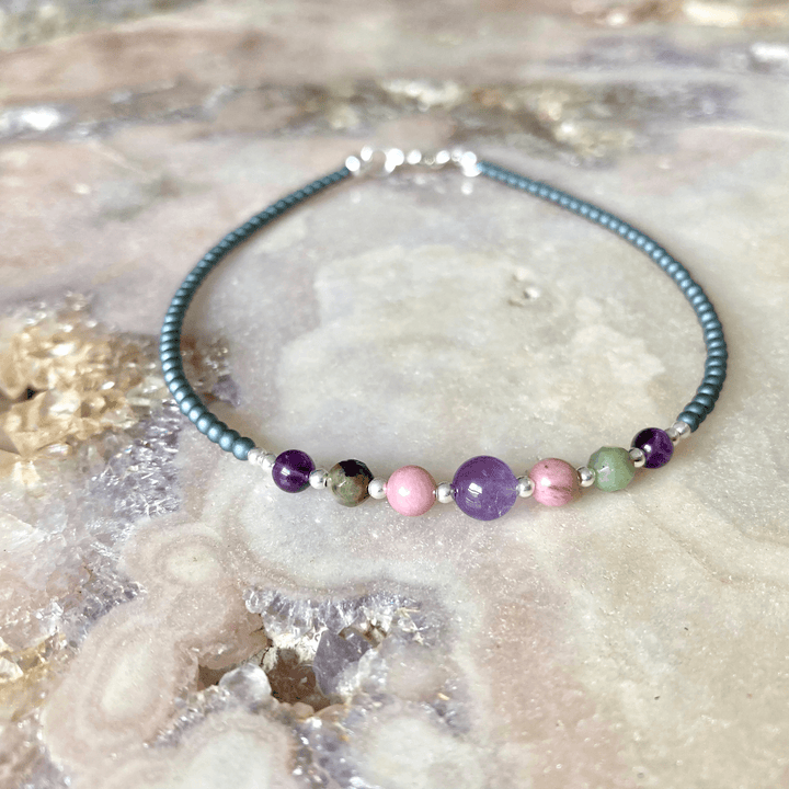 Malama crysta Healing Anklet