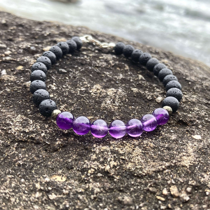 Zen - Amethyst Men's Bracelet