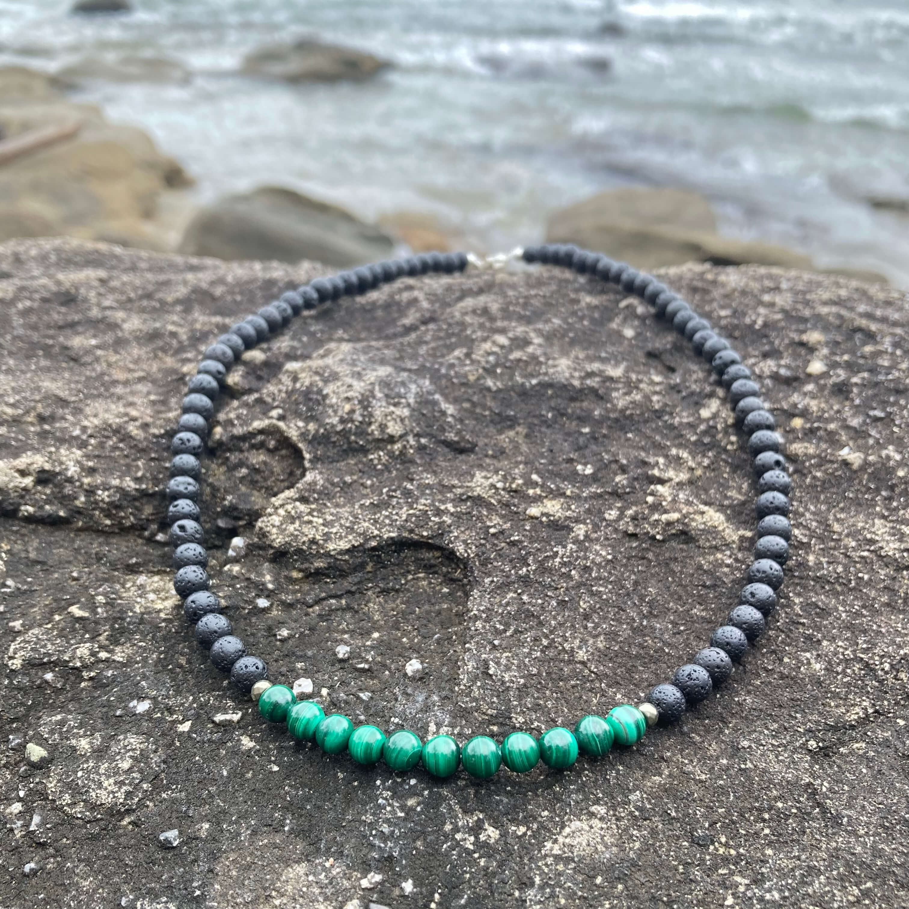 Manifestation - Malachite Men's Necklace by Mana for Men – House of Aloha
