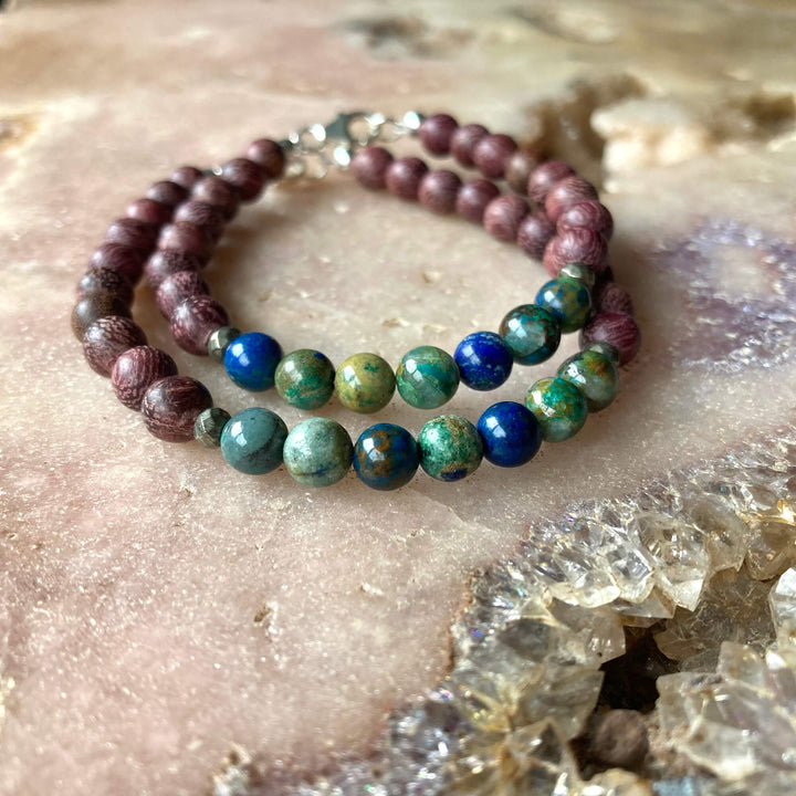 Mumma Bear and Her Cub healing Bracelet Set