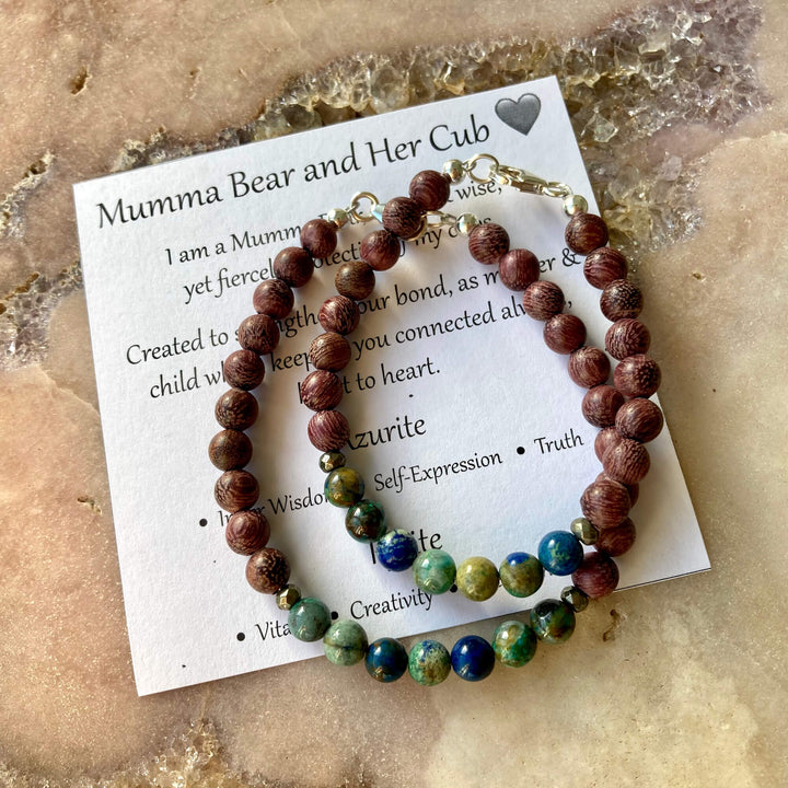 Mumma and cub bracelet set